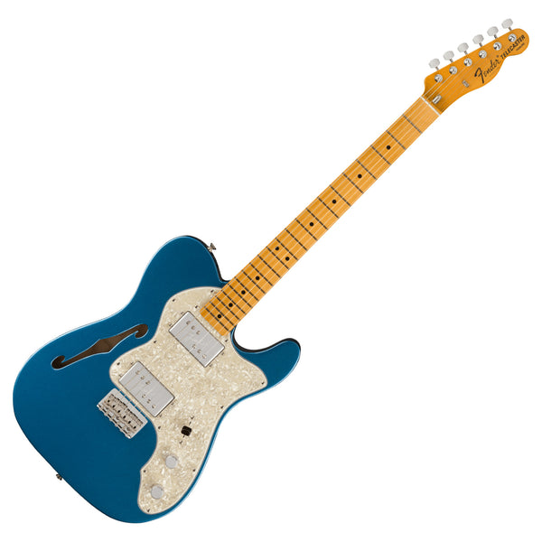 Fender American Vintage II 72 Telecaster Thinline Electric Guitar Maple in Lake Placid Blue w/Vintage-Style - 0110392802