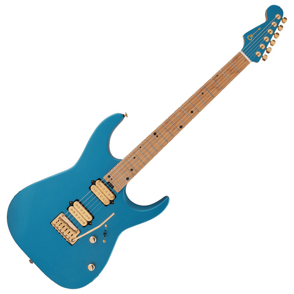 Charvel Pro Mod Angel Vivaldi DK24 Electric Guitar 2PT HH Carmelized Maple Lucerne Aqua Firemist - 2972411516