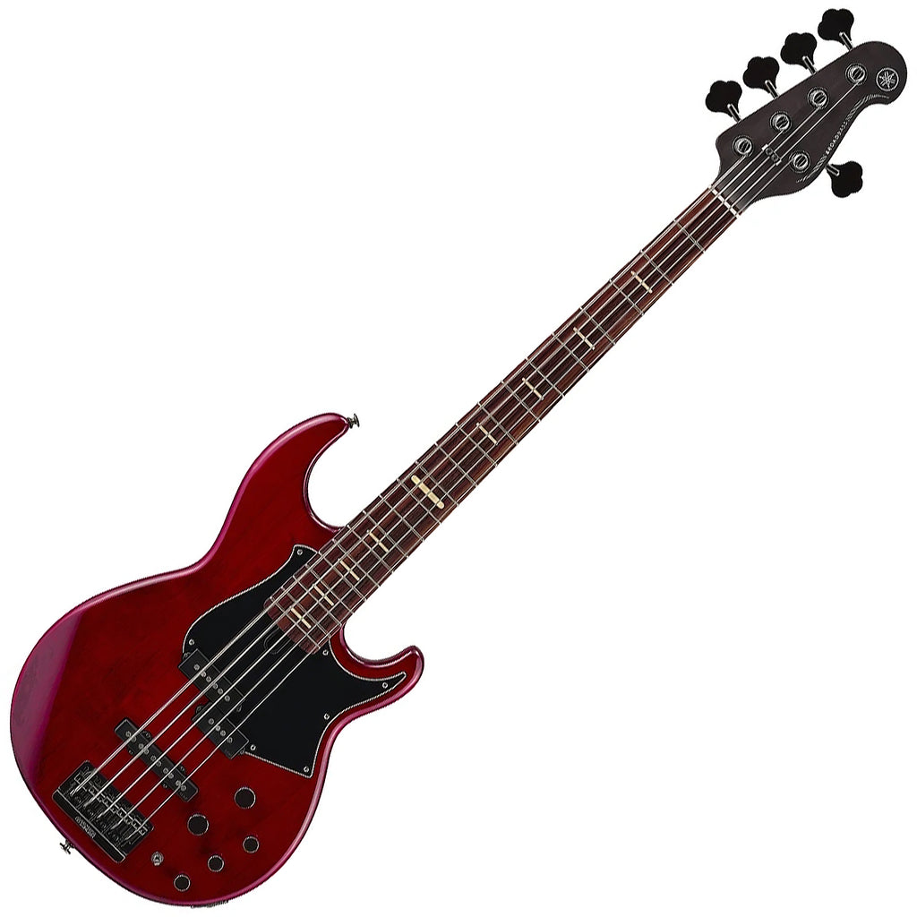 Yamaha 5 String Electric Bass PJ Rosewood in Fired Red w/Gig Bag - BB735AFRD