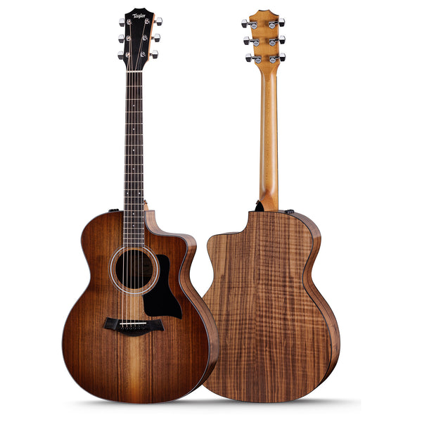 Taylor Special Edition Grand Auditorium Acoustic Electric Walnut in Shaded Edgeburst Top w/Bag - 124CESE