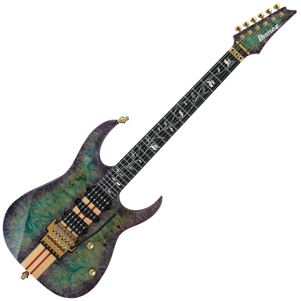 Ibanez RG Visions Electric Guitar in Green w/Case - IV2RG