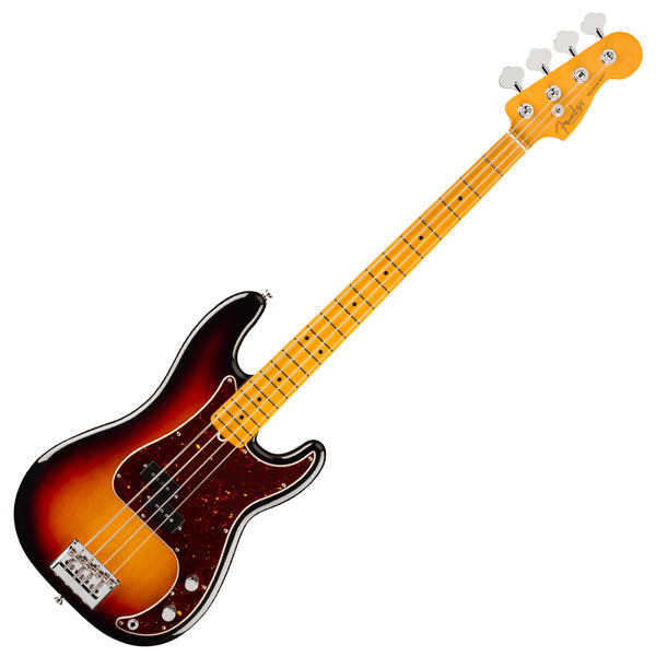 Fender American Professional Precision Electric Bass Maple in 3-Color Sunburst w/Case - 0192912700