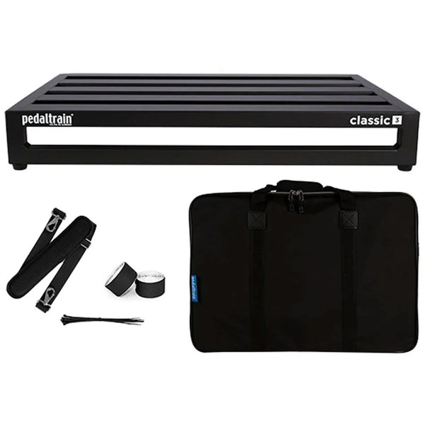 Pedaltrain Classic 3 24"x16" Pedalboard w/Accessories & Soft Case - PTCL3SC