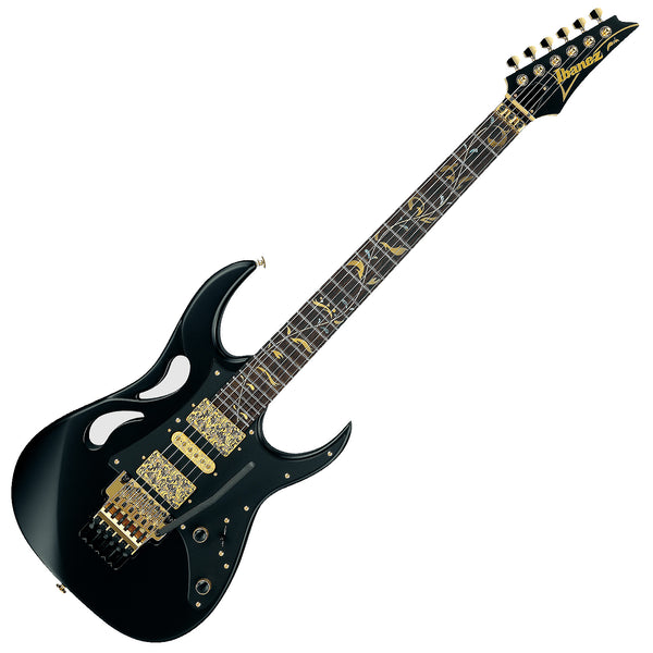 Ibanez Steve Vai Signature Electric Guitar in Onyx Black w/Case - PIA3761XB