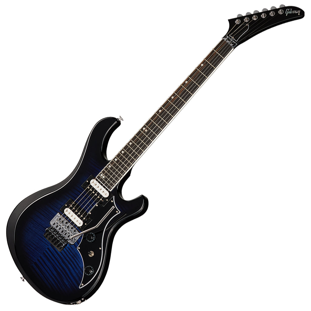 Gibson Victory Electric Guitar Floyd Rose in Deep Ocean Burst w/Case - VICFR00DECH