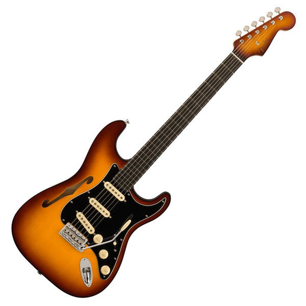 Fender Limited Ed Suona Stratocaster Thinline Electric Guitar Ebony FB Violin Burst w/Deluxe Case - 0170271830