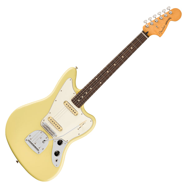 Fender Player II Jaguar RW Electric Guitar in Hialeah Yellow - 0140580561