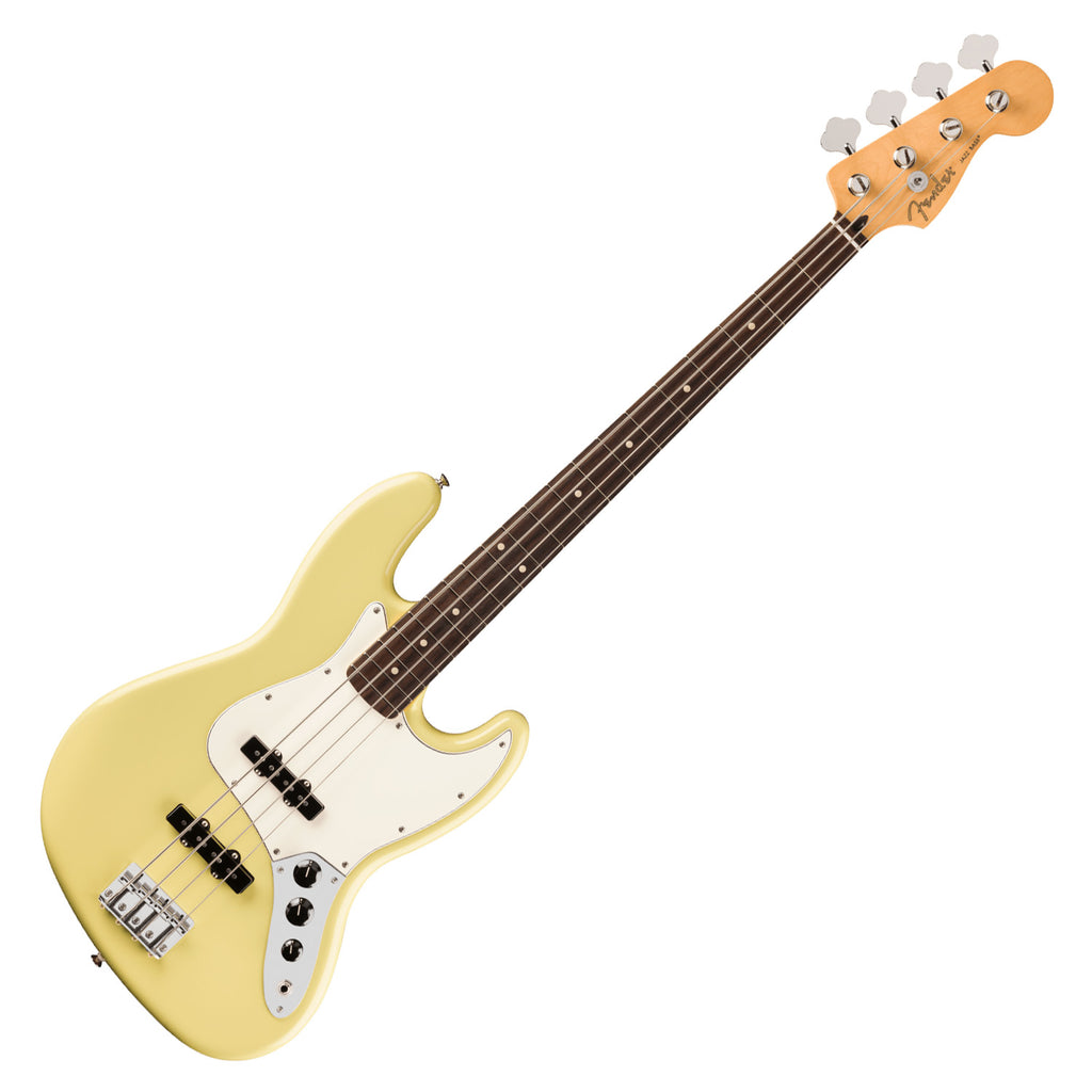 Fender Player II Jazz Electric Bass RW in Hialeah Yellow - 0140480561