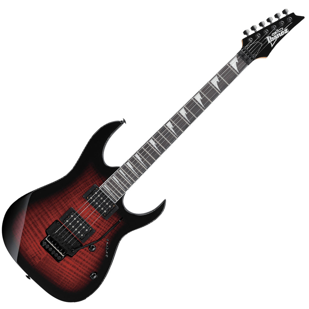 Ibanez GIO RG Electric Guitar in Transparent Red Burst - GRG320FATRB