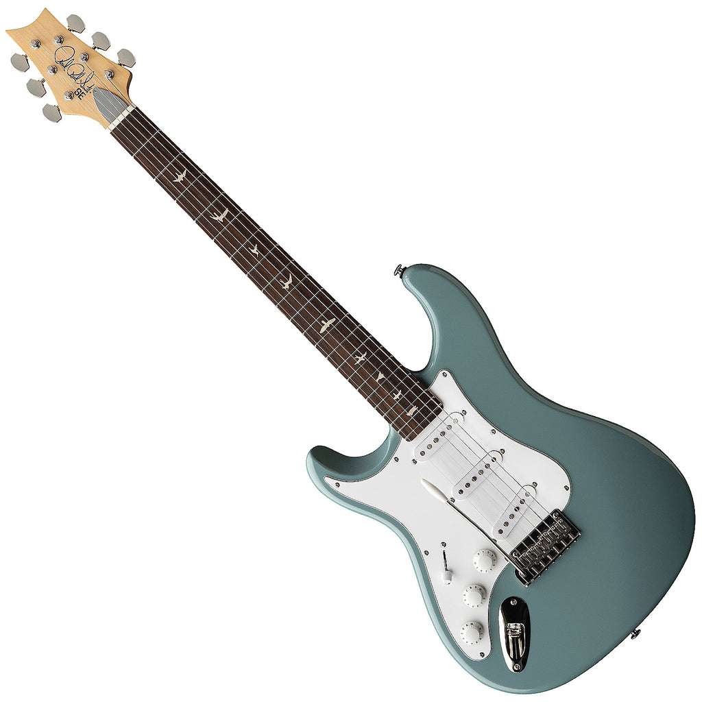 PRS SE Silver Sky Left Hand Electric Guitar in Stone Blue - J2RL2J