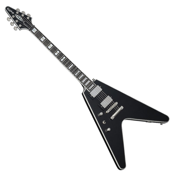 Epiphone Left Hand Flying V Prophecy Electric Guitar in Aged Jet Black - EIFVYAJBBNLH