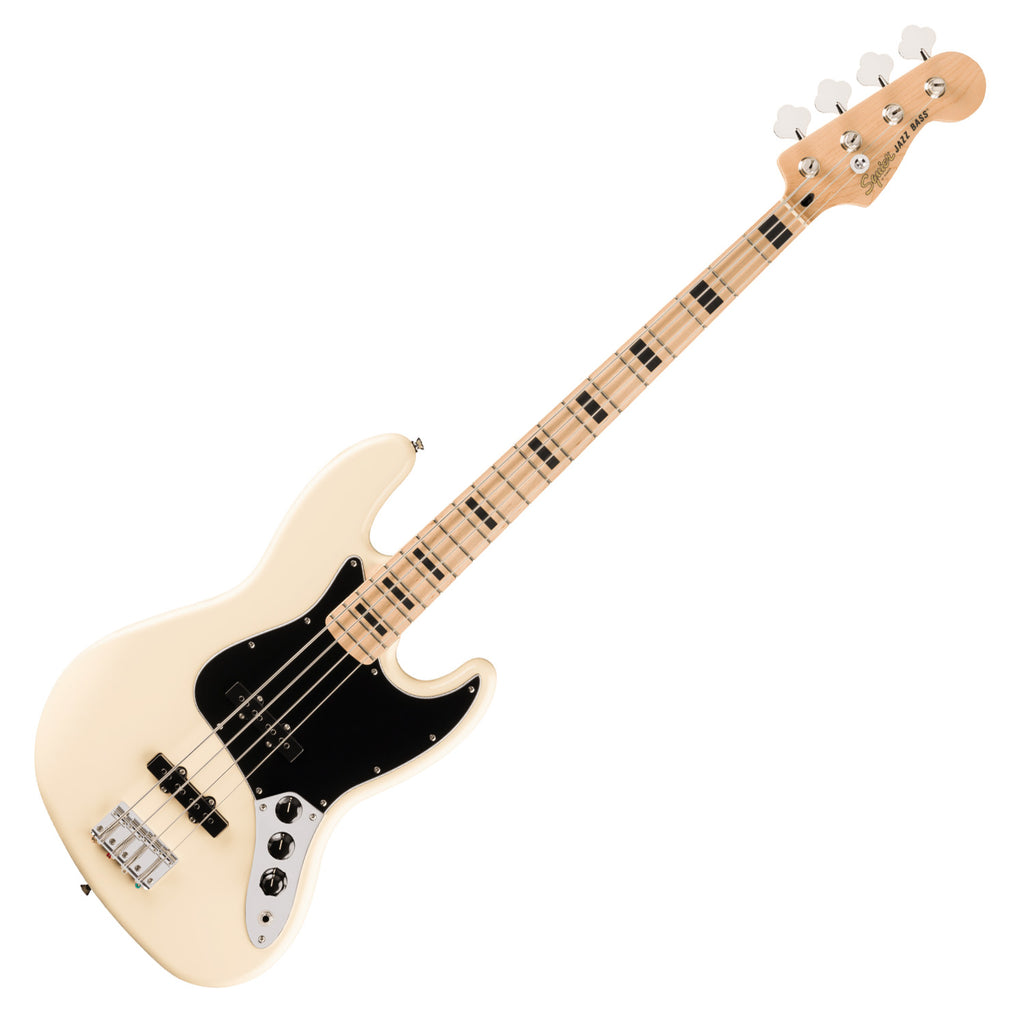 Squier Affinity Active Jazz Electric Bass in Olympic White - 0378703505