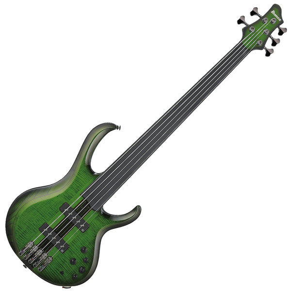 Ibanez Steve Di Giorgio Signature 5 String Electric Bass in Dark Moss Burst - SDGB1DMT