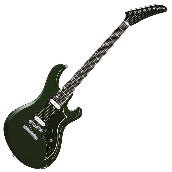 Gibson Victory 80s Era Electric Guitar in Dark Green Satin - VIC00RGCH