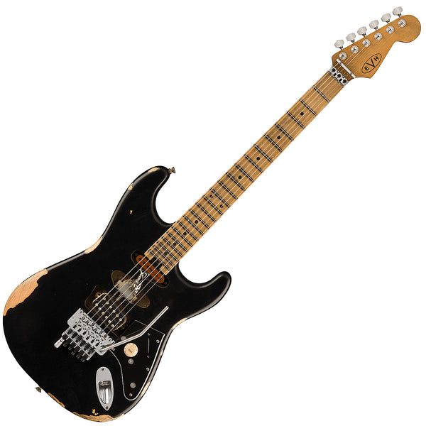 EVH Frankenstein Relic Series Electric Guitar Maple in Black - 5108005503
