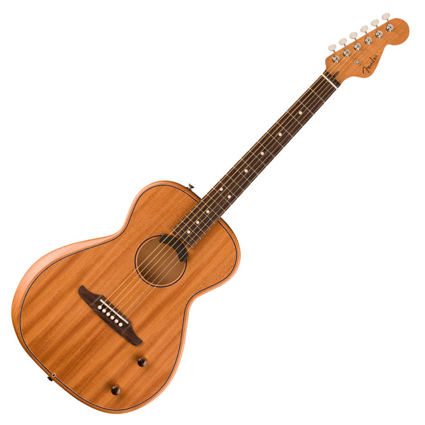 Fender Highway Parlor Acoustic Electric Mahogany Rosewood Fingerboard  w/Bag - 0972522122