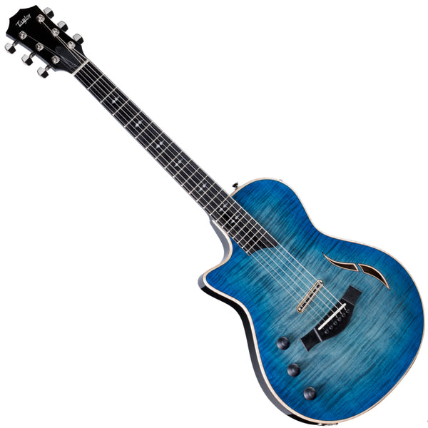 Taylor T5z Pro Left Hand Hybrid Electric Guitar Integrated Armrest in Harbor Blue w/Hard Case - T5ZPROHB
