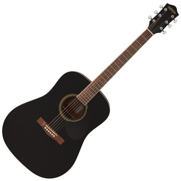 Gretsch Prelude D100 Dreadnought Acoustic Guitar in Black - 2751031506