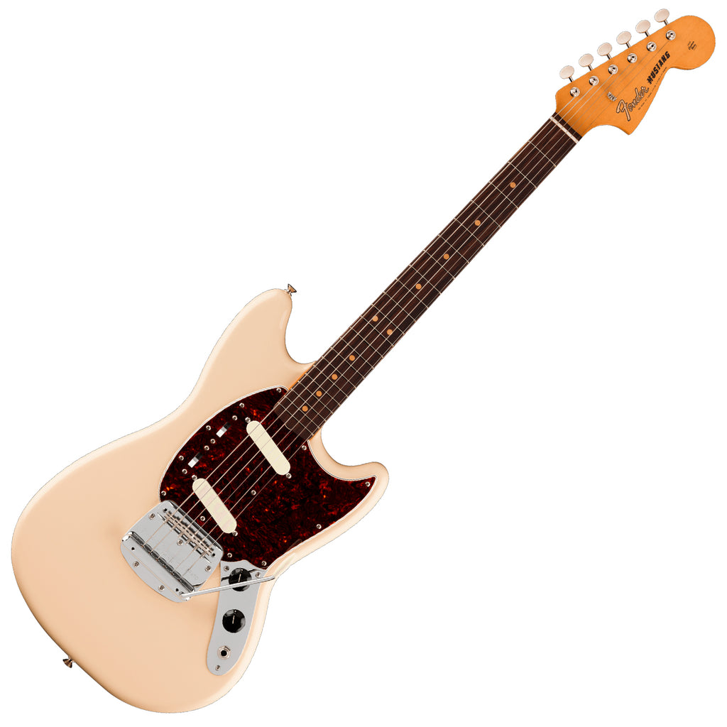 Fender Vintera III Mid 60s Mustang Electric Guitar Rosewood in Olympic White - 0149350305