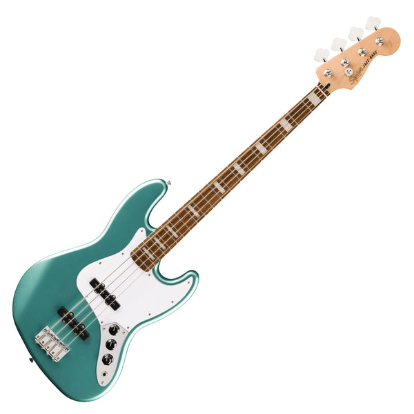 Squier Affinity ACtive Jazz Electric Bass in Mystic Seafoam Green - 0378700585