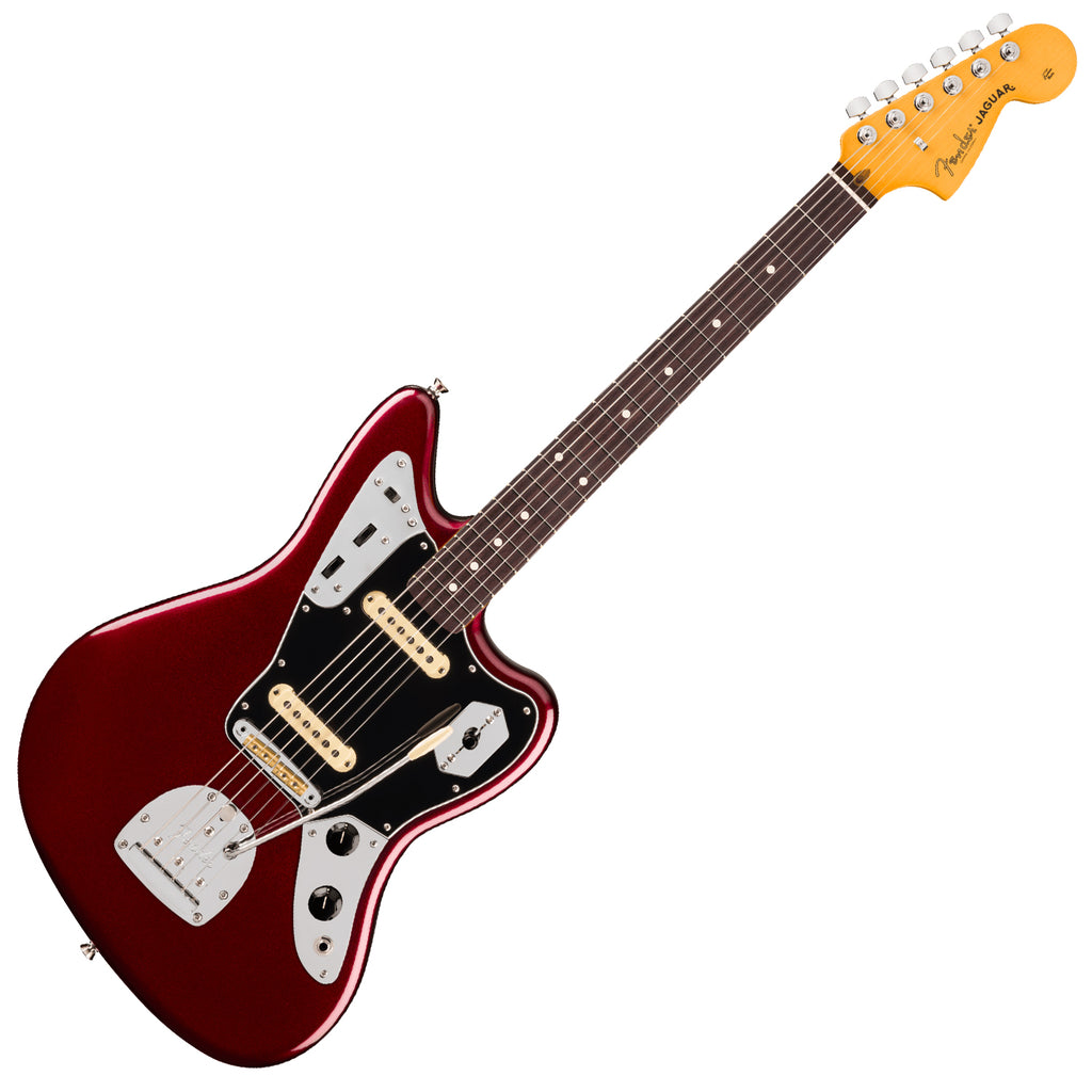 Fender American Professional Jaguar Electric Guitar Rosewood in Oxblood w/Case - 0111820730
