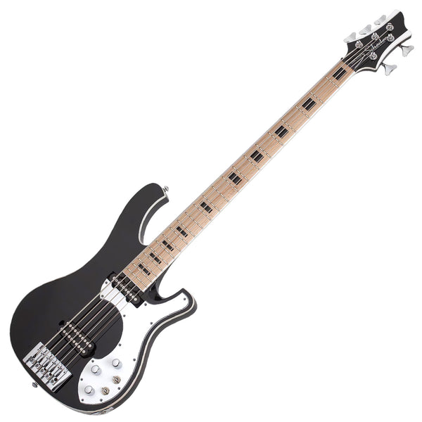 Schecter Stargazer 5 String Electric Bass in Gloss Black - 682SHC