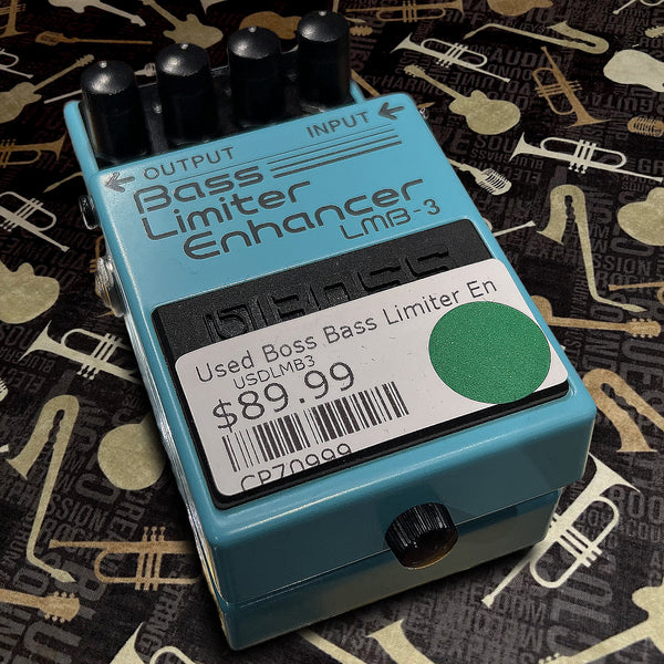 USED SPECIAL! Boss LMB-3 Bass Limiter Enhancer Compressor Bass Effects Pedal - USDLMB3