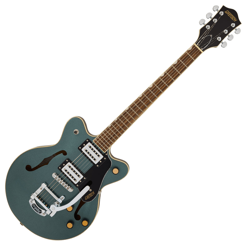 Gretsch G2655T Streamliner Center Block Jr DC Electric Guitar Bigsby Laurel in Gunmetal - 2807200568
