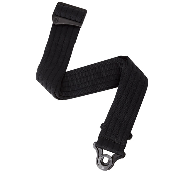 D'addario 50mm Auto Lock Black Padded Guitar Strap - 50BAL01