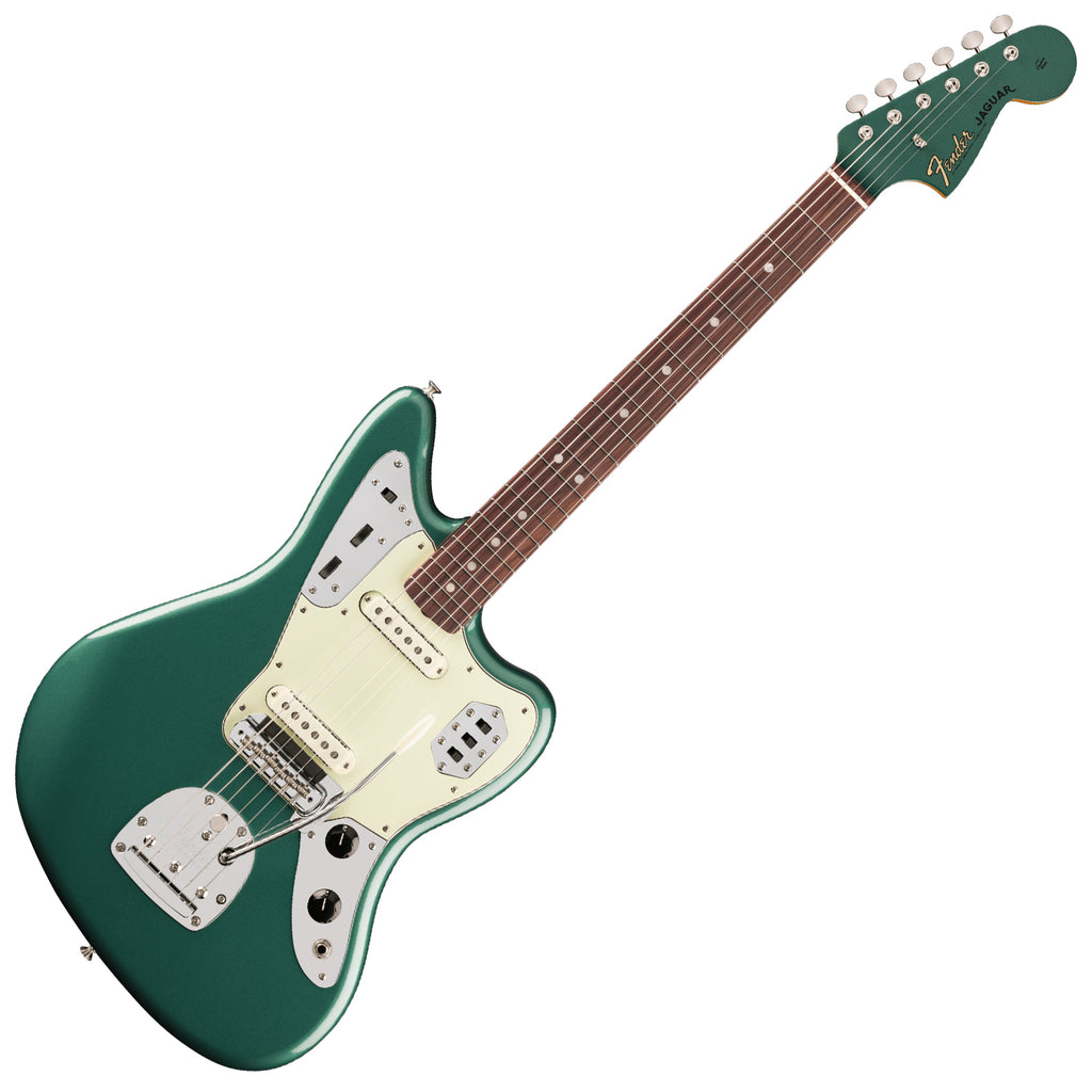 Fender Vintera III Mid 60s Jaguar Electric Guitar Rosewood in Sherwood Green Metallic - 0149340346
