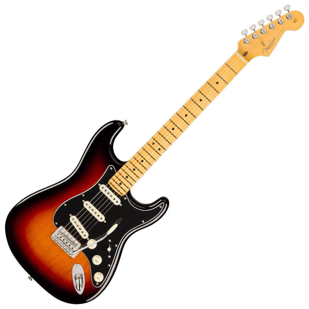 Fender American Professional Classic Stratocaster Electric Guitar Maple in 3-Color Sunburst w/Deluxe Bag - 0114942300