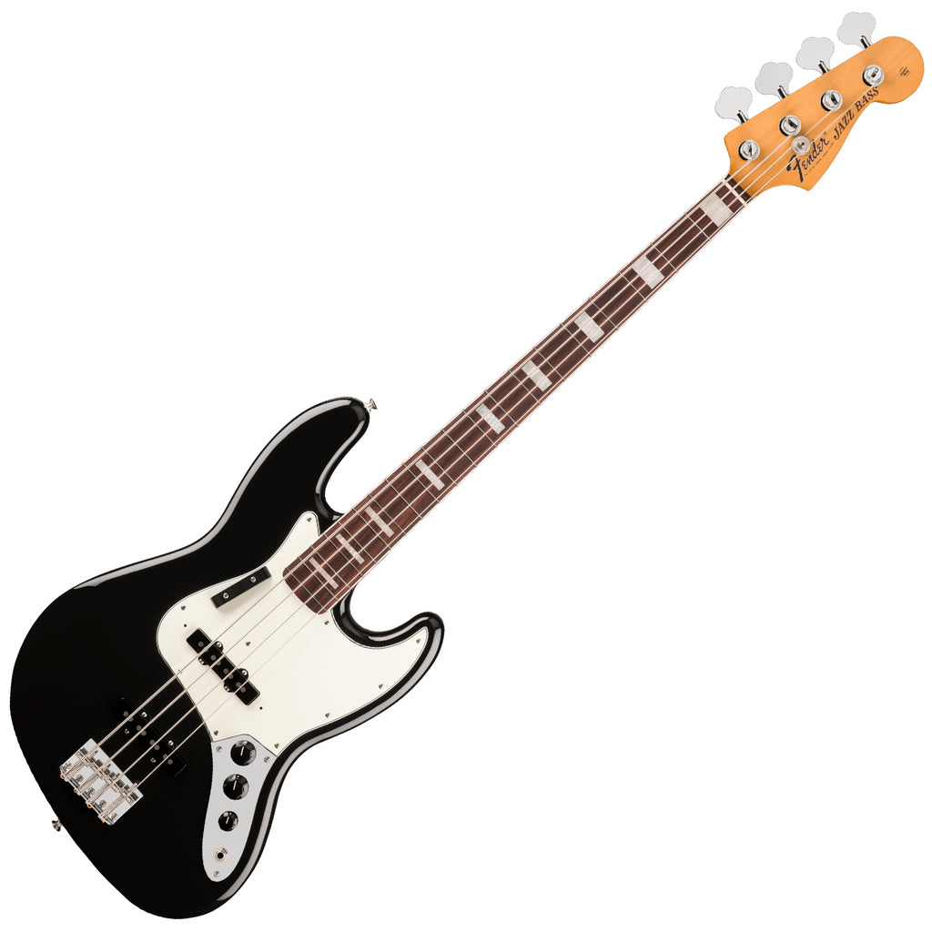 Fender Vintera III Early 70s Jazz Electric Bass Rosewood in Black - 0149370306