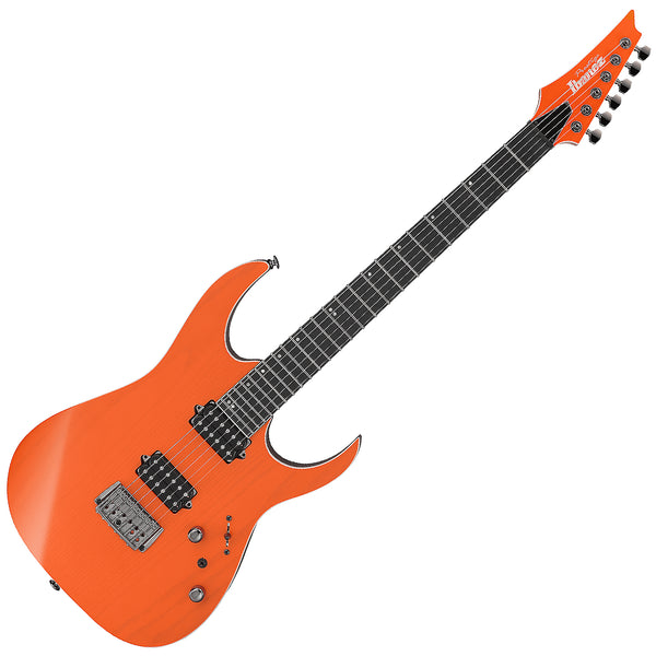Ibanez RG Prestige Electric Guitar in Transparent Fluorescent Orange w/Case - RGR5221RTFR
