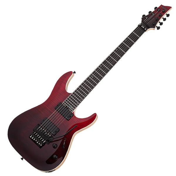 Schecter C-7 Floyd SLS Elite Electric Guitar in Bloodburst - 1374SHC