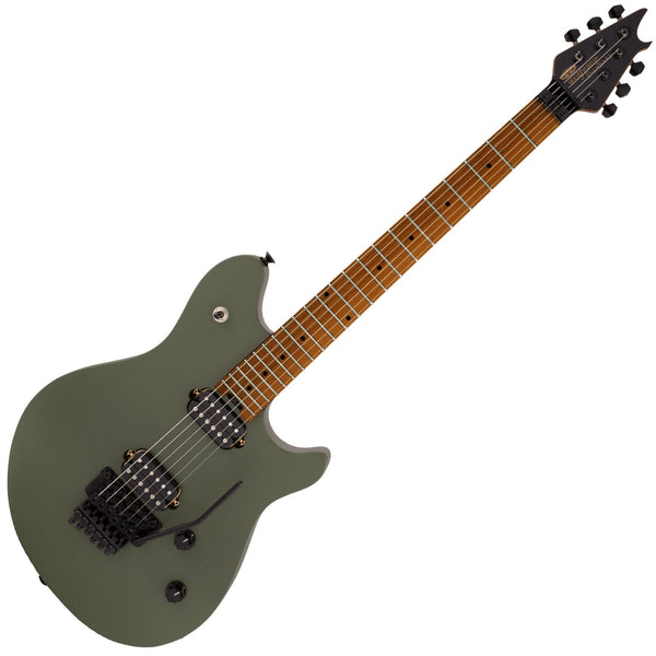 GET A 15% GIFT CARD | EVH Wolfgang Standard Electric Guitar Baked Maple in Matte Army Drab - 5107003520-0