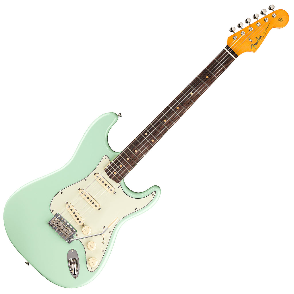 Fender American Vintage II 61 Stratocaster Electric Guitar Rosewood in Surf Green w/Vintage Style Case - 0110250857