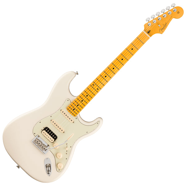 Fender American Professional Stratocaster HSS Maple in Olympic White w/Case - 0111122705