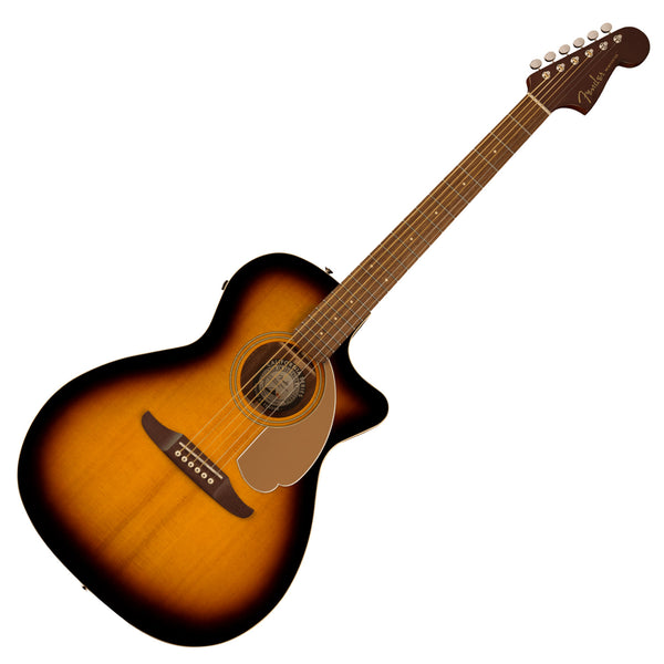 Fender Newporter Player Acoustic Electric in Sunburst Walnut Fingerboard - 0970743503
