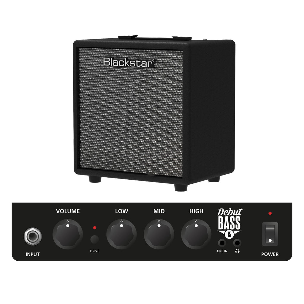 Blackstar Debut Bass 15w Bass Amplifier - DEBUTBASS15