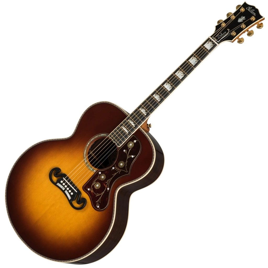 Gibson Acoustic Rosewood Collection SJ200 Acoustic Electric in Rosewood Burst  w/Case - MCJB20RWRB