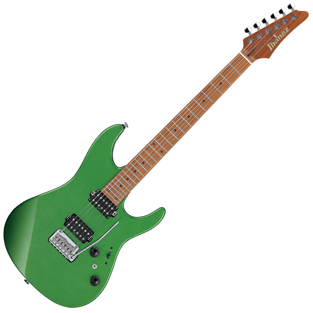 Ibanez AZ Prestige Electric Guitar in Apple Green Metallic w/Case - AZ2402AGM