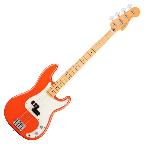 Fender Player II Precision Electric Bass Maple in Rallye Orange - 0140472530