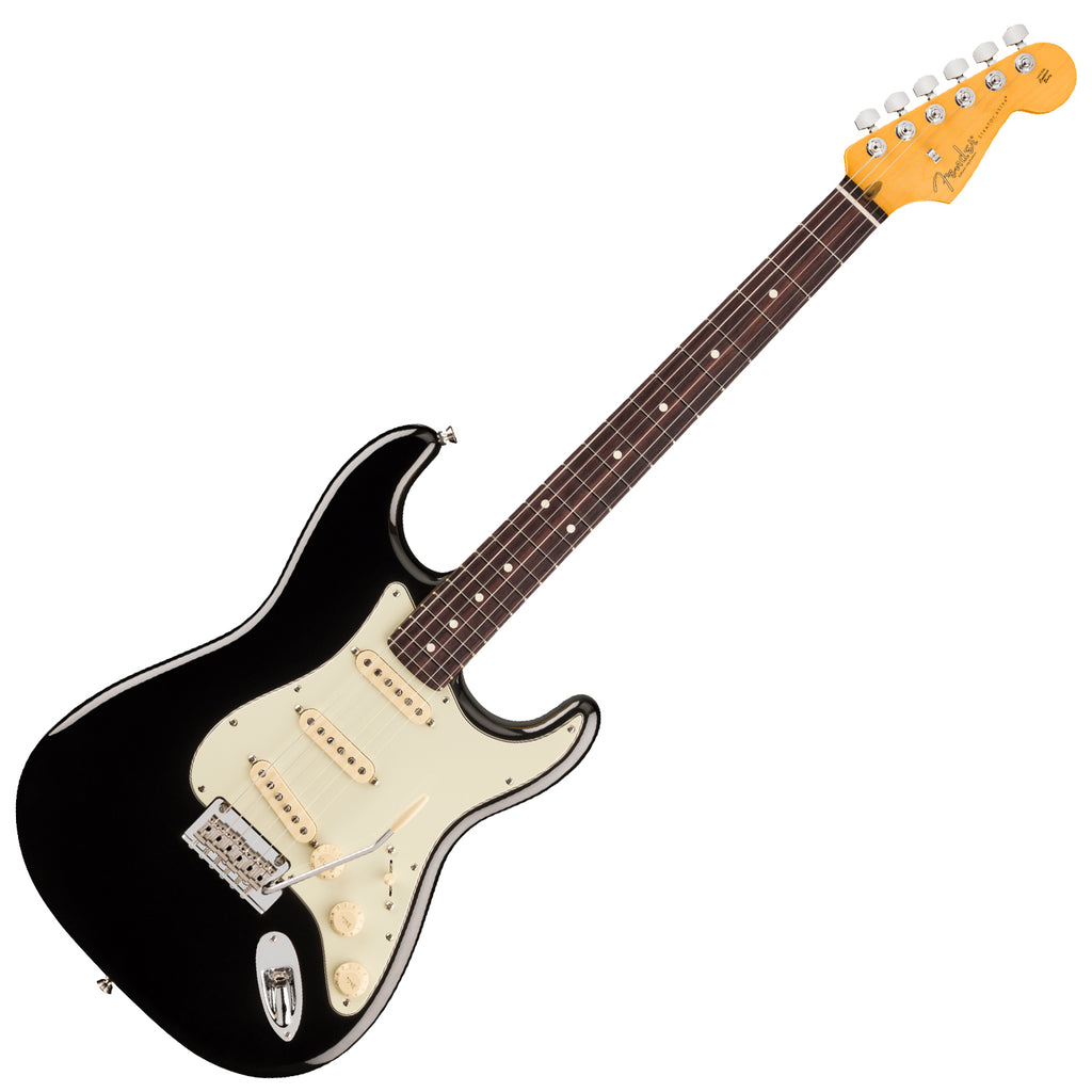 Fender American Professional Stratocaster Electric Guitar Rosewood in Black w/Case - 0111110706