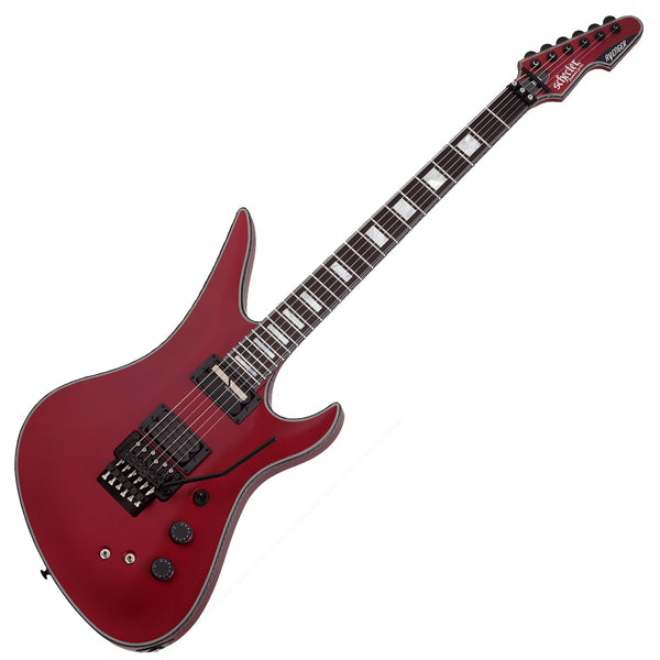 Schecter Avenger Electric Guitar w/Floyd Sustainiac in Satin Candy Apple Red - 579SHC