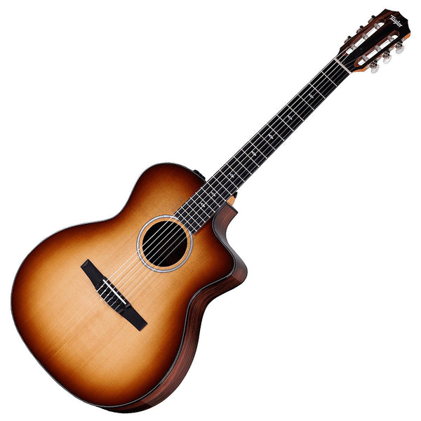 Taylor GA Sunset BLVD LTD Cutaway Nylon Acoustic Electric Shaded Edge Burst w/AeroCase - 214CENPLUSSBLVD