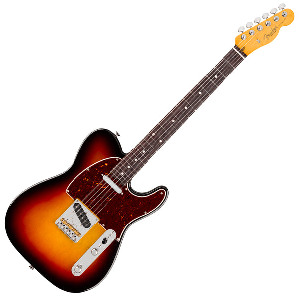 Fender American Professional Telecaster Electric Guitar Rosewood in 3-Color Sunburst w/Case - 0111140700