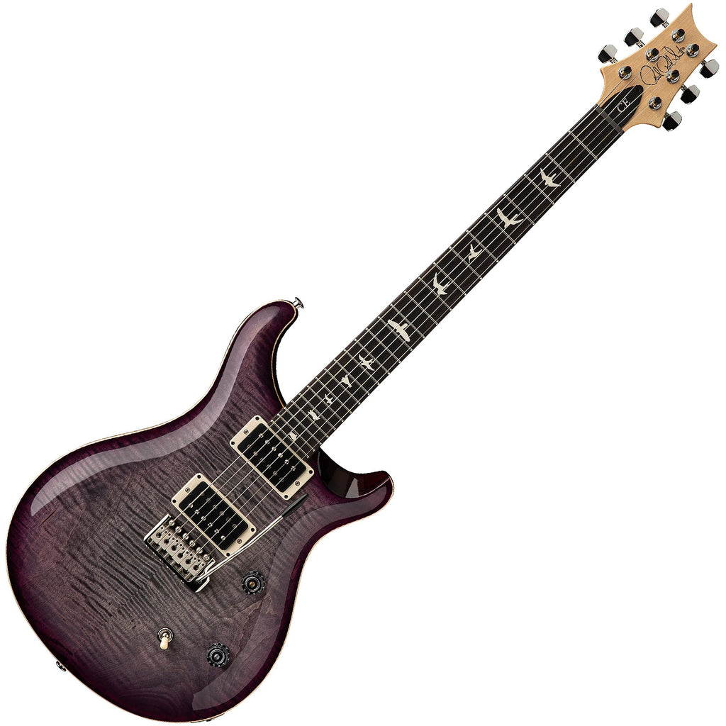 PRS CE24 Electric Guitar in Faded Gray Black Purple Burst w/Bag - 112784HA