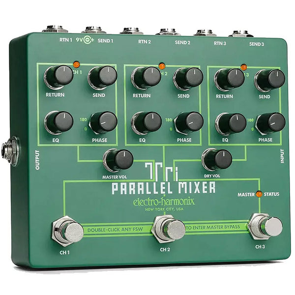 ElectroHarmonix Tri Parallel Mixer Effects Loop Mixer & Switcher - TRIPARALLEL
