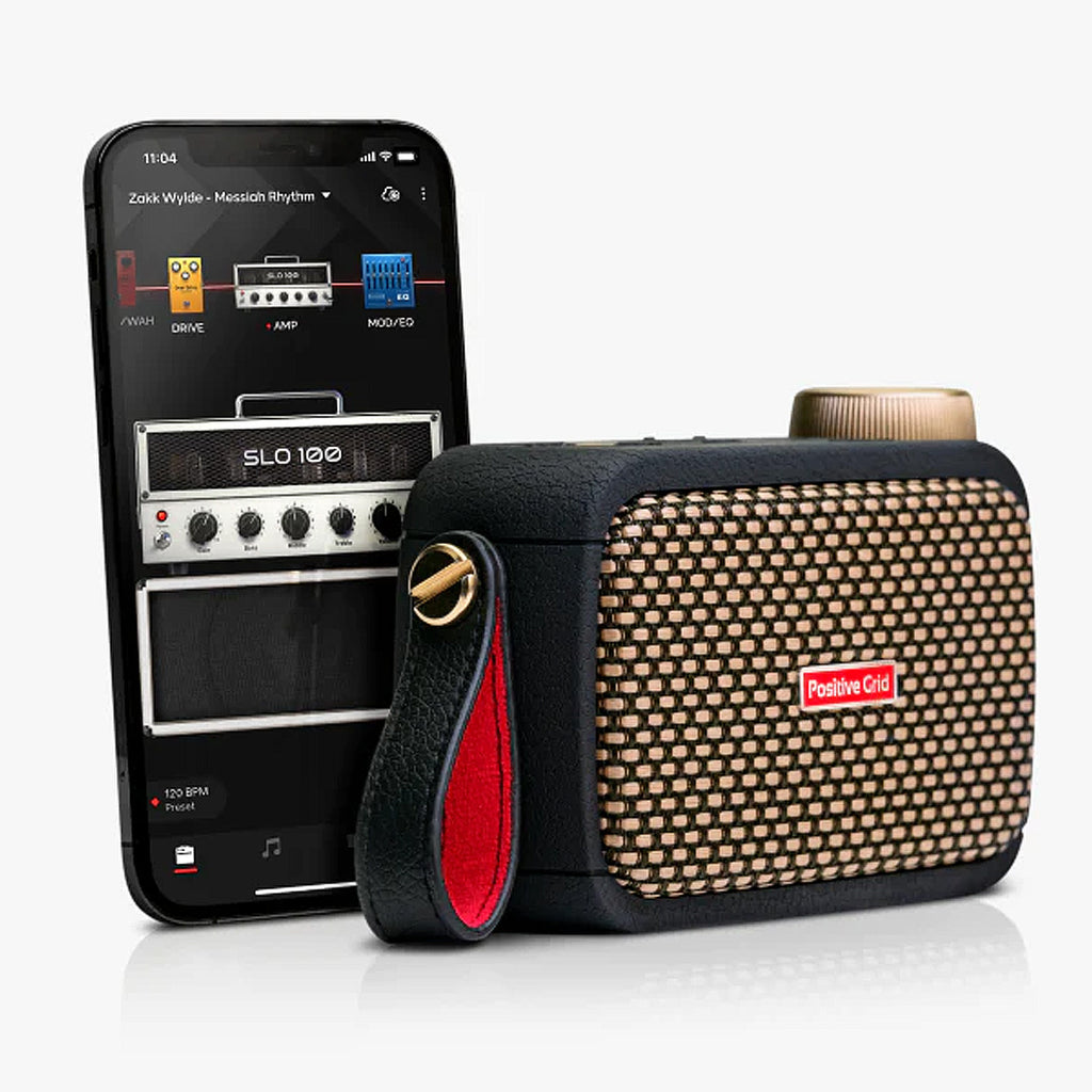Positive Grid Spark GO Portable Smart Guitar Amplifier Bluetooth Speaker Black - SPARKGO