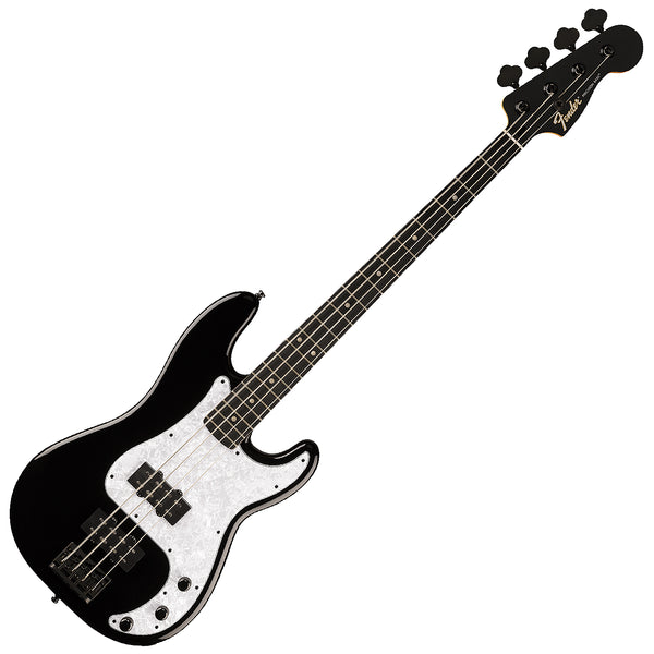 Fender Limited Edition Player Fusion Precision Electric Bass HH Ebony in Black - 0142841306